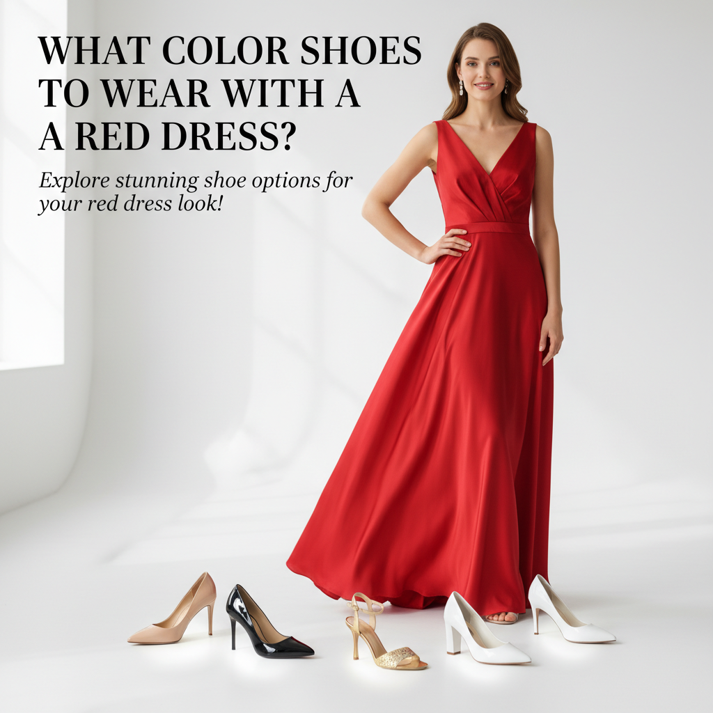 What Color Shoes to Wear with a Red Dress? Explore stunning shoe options for your red dress look!