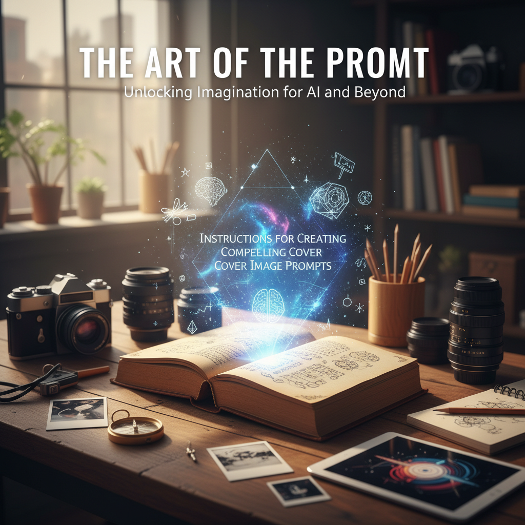 Instructions for creating a compelling cover image prompt for any publication topic.